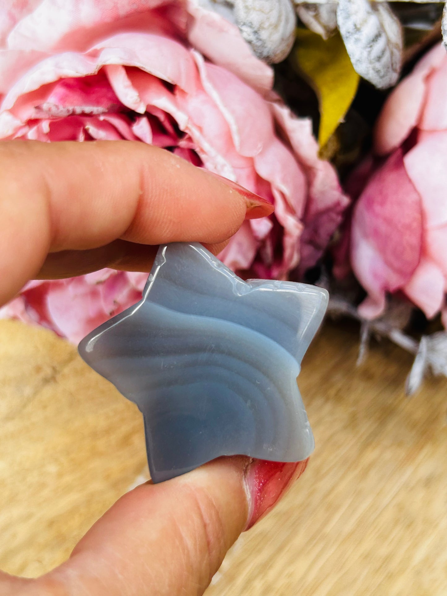 Banded agate star