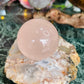 Rose quartz sphere