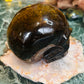 Tigers eye skull