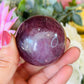 Purple fluorite sphere