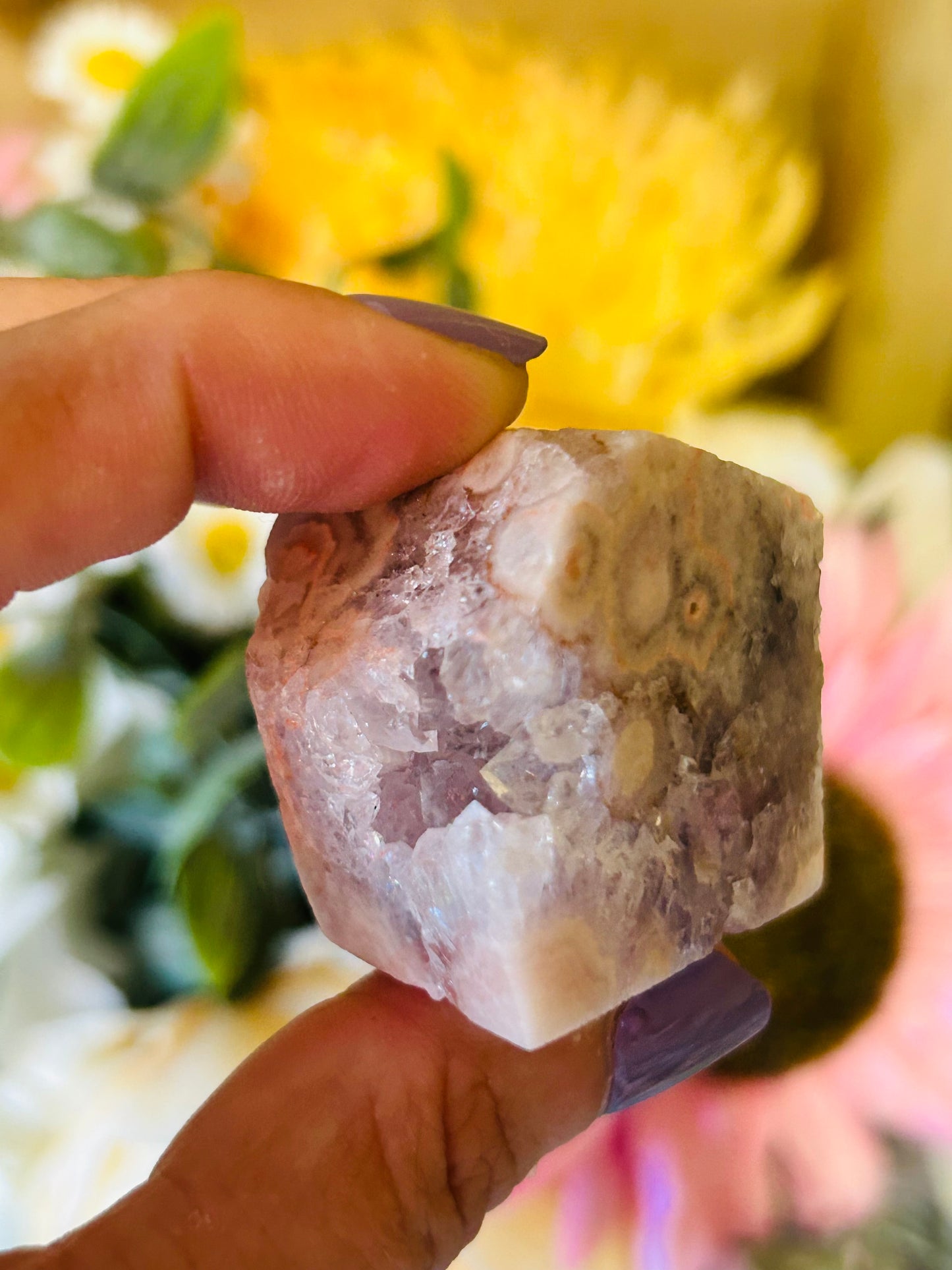 Pink amethyst Freeform