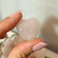 Mini rose quartz hearts