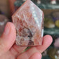 Sunstone with smoky quartz Freeform