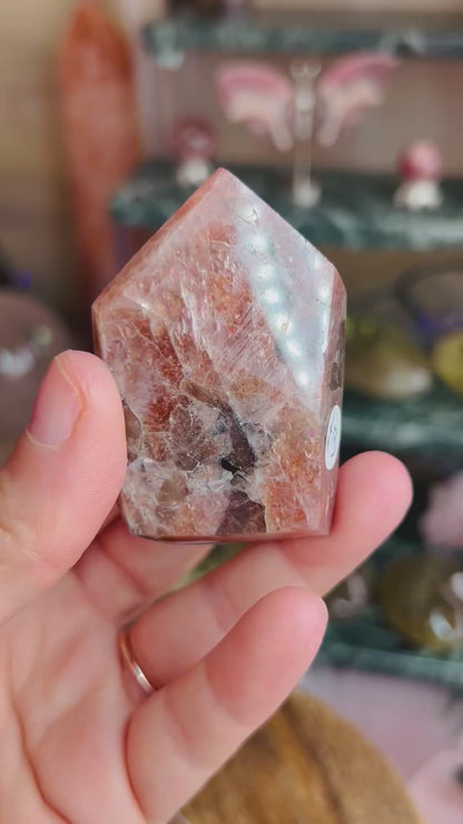 Sunstone with smoky quartz Freeform