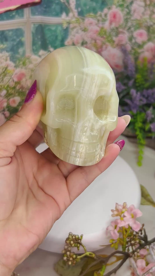 Afghan Jade skull