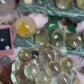 Smoky citrine mini spheres