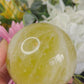 Asterism citrine sphere - heat treated