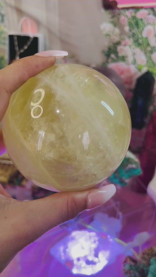 Citrine sphere