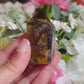 Smoky quartz with garden quartz