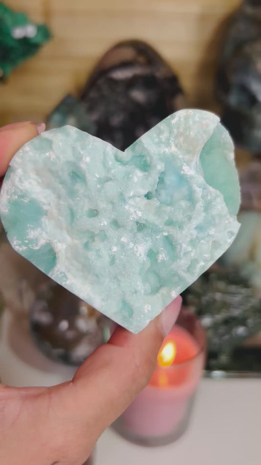 Hemimorphite heart