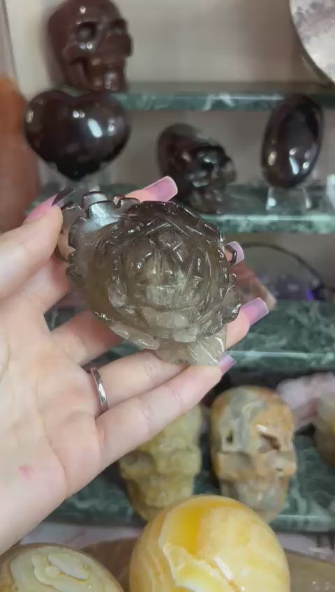 Smoky quartz flower