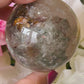 Garden quartz sphere